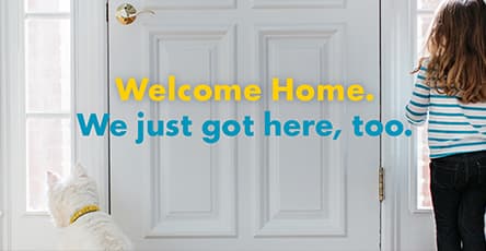 Welcome-Home Door Stock-dog-girl with-no-logo-more-zoom